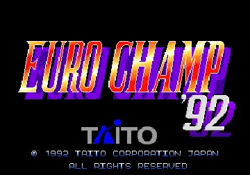 Euro Champ '92 (World) screen shot title